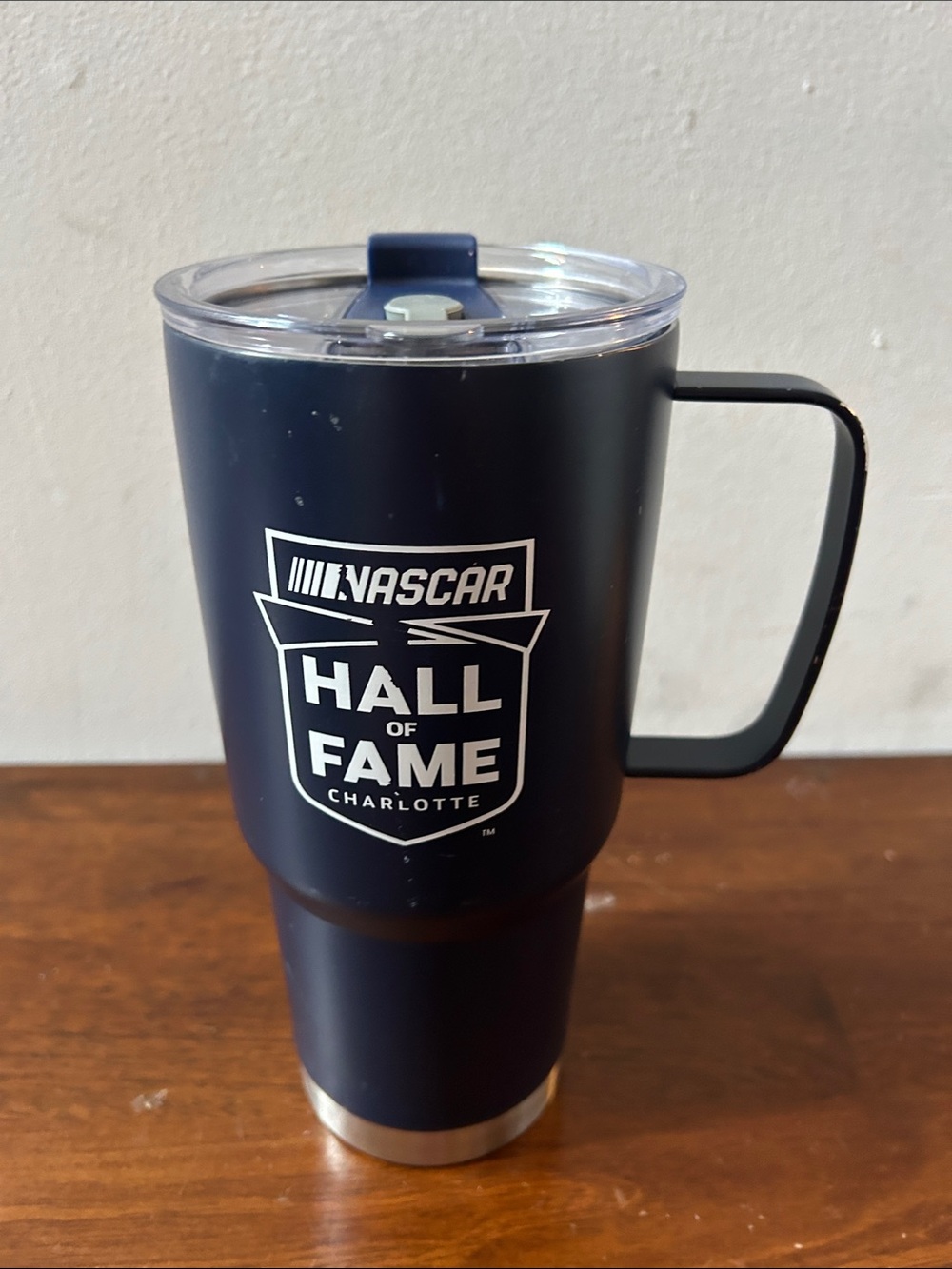 NASCAR Hall of FAME 24oz blue tumbler